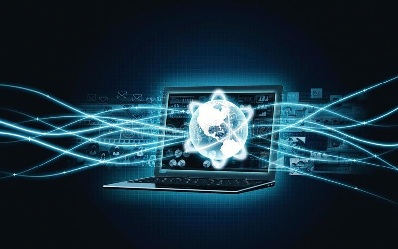 Abstract network graphic