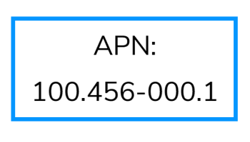 APN Number